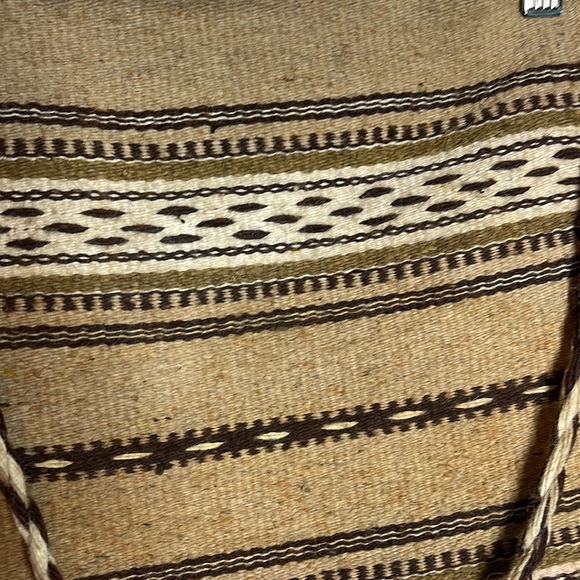 Vintage Handmade Striped Woven Tapestry New Mexico Bag Cross Body - Picture 4 of 10